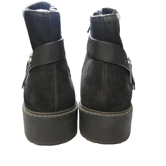 Baretraps Chrisa Black Moto Ankle Boots Womens 8 - Picture 8 of 12